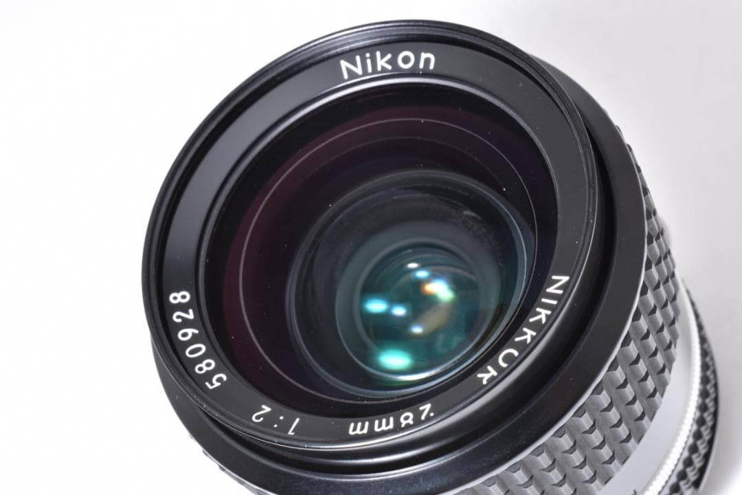 【人気の28mm】 NIKON ニコン AI-S 28mm F2 カメラ レンズ