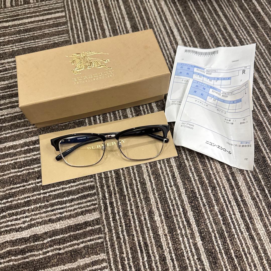 Burberry メガネ、クリアレンズ箱類付属　0BE223BD 3001