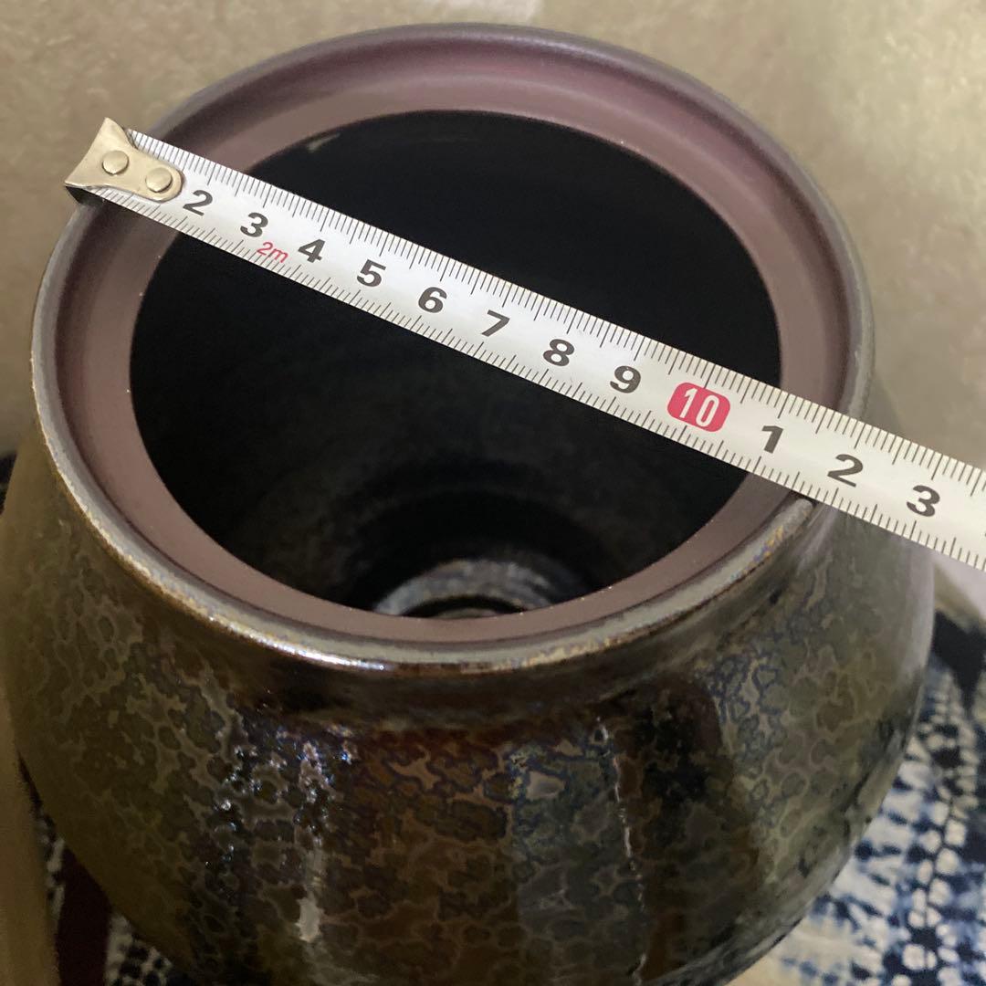古松淳志　曜変天目釉　水指　茶道具