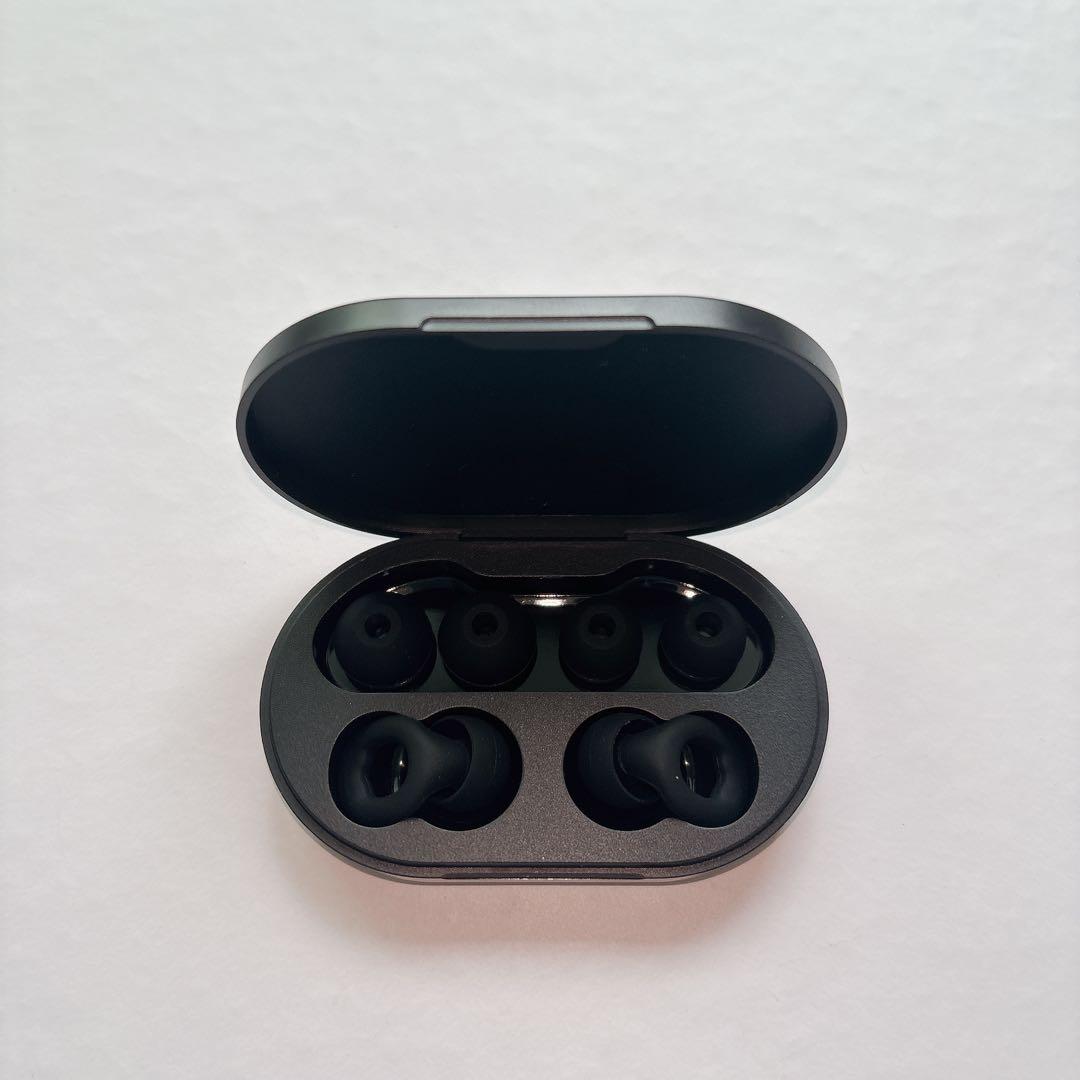 耳栓 睡眠用 遮音値28dB 3セット(SML)収納ケース付 ブラック
