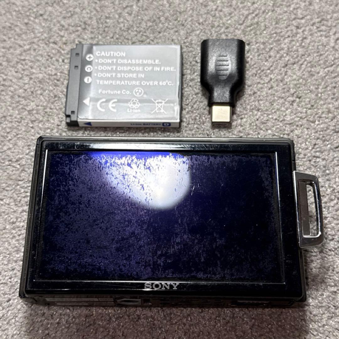 ☆動作OK SONY DSC-T300 スマホ転送用USBコネクタ付き
