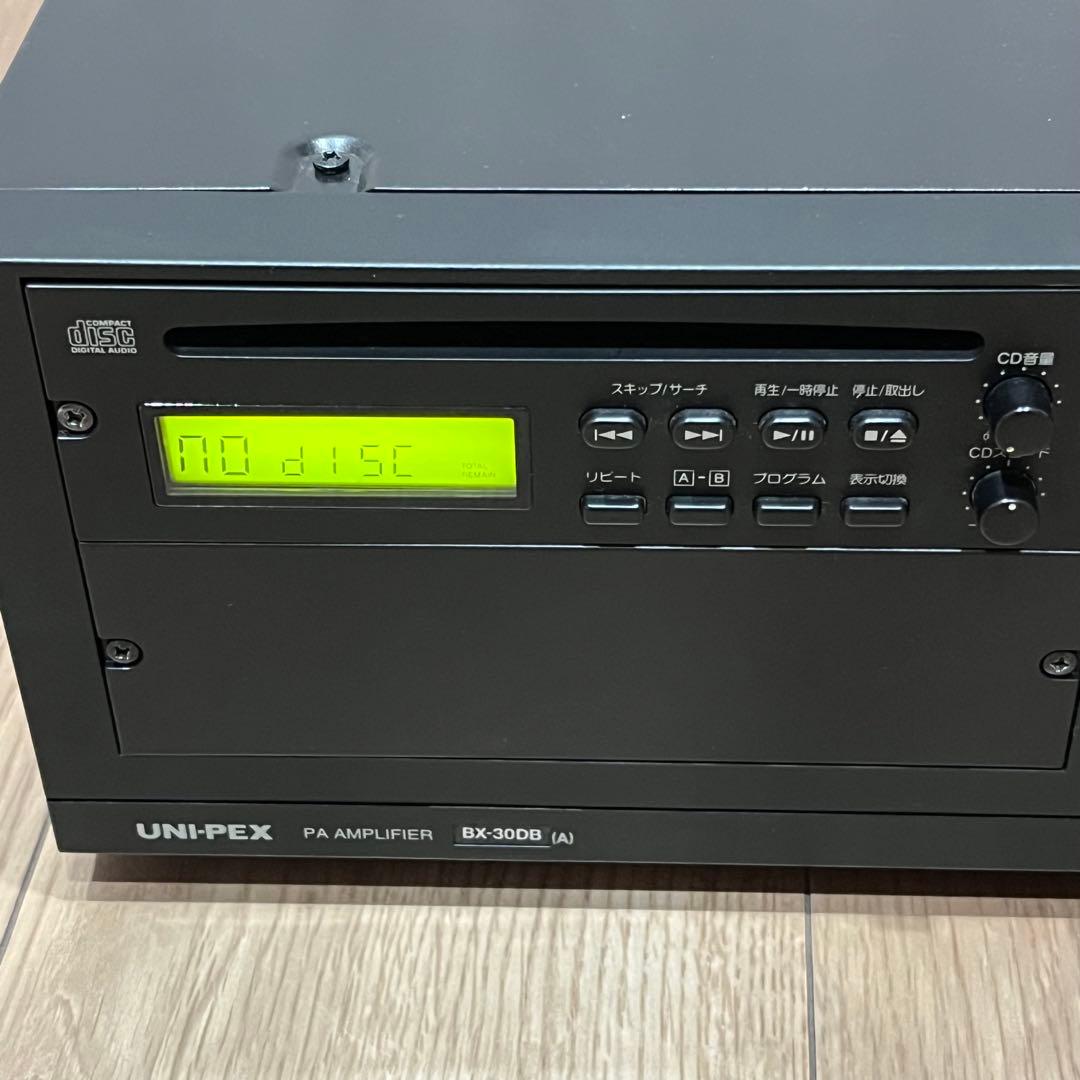 UNI-PEX 卓上形アンプ BX-30DB PA AMPLIFIER