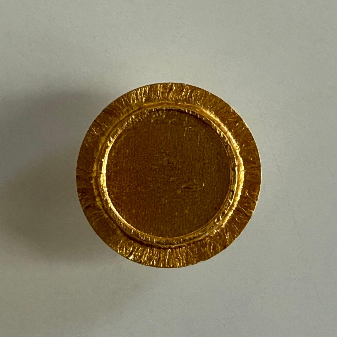 【美品】平安喜山 丸壺 茶入 茶器 茶道具