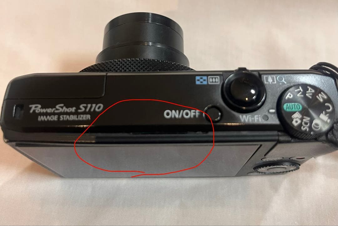 ジャンク品 難あり canon PowerShot S110