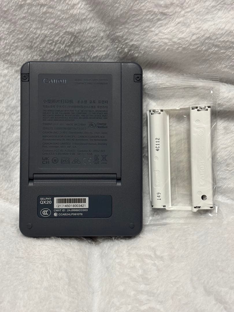 Canon SELPHY QX20 ブラック 本体