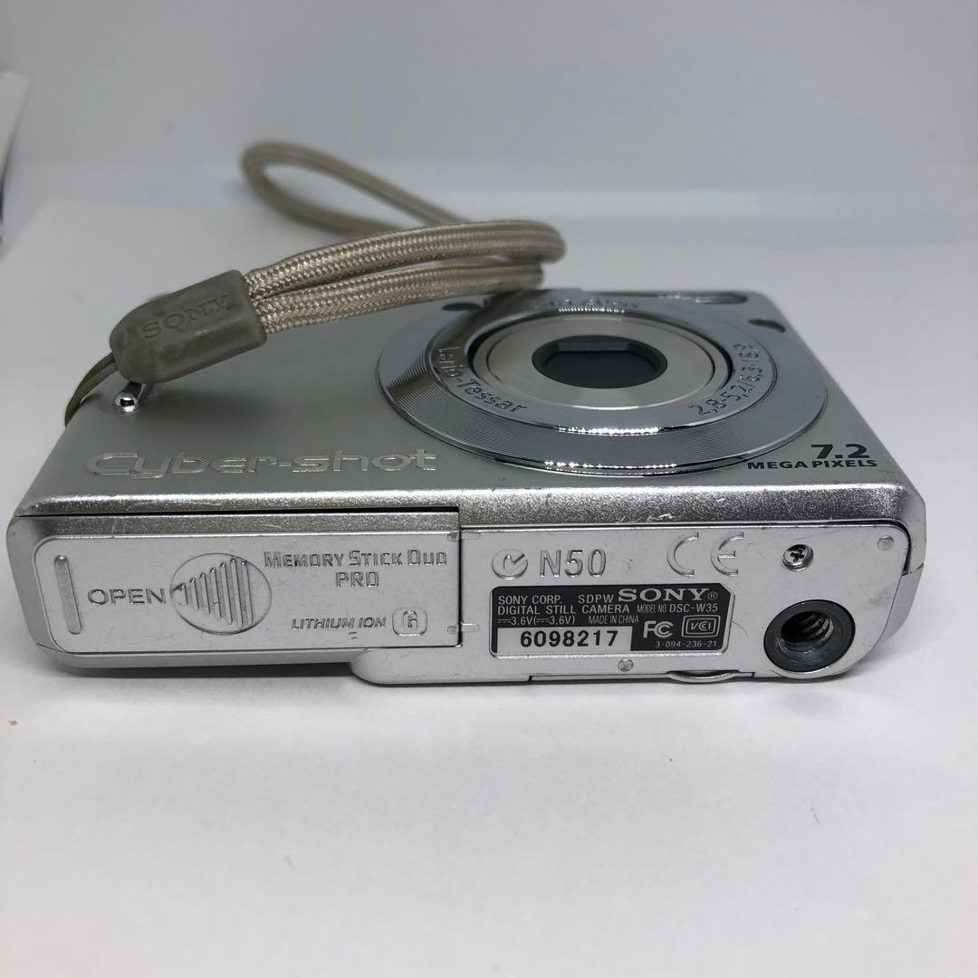 SONY Cyber-shot DSC-W35 シルバー 720万画素