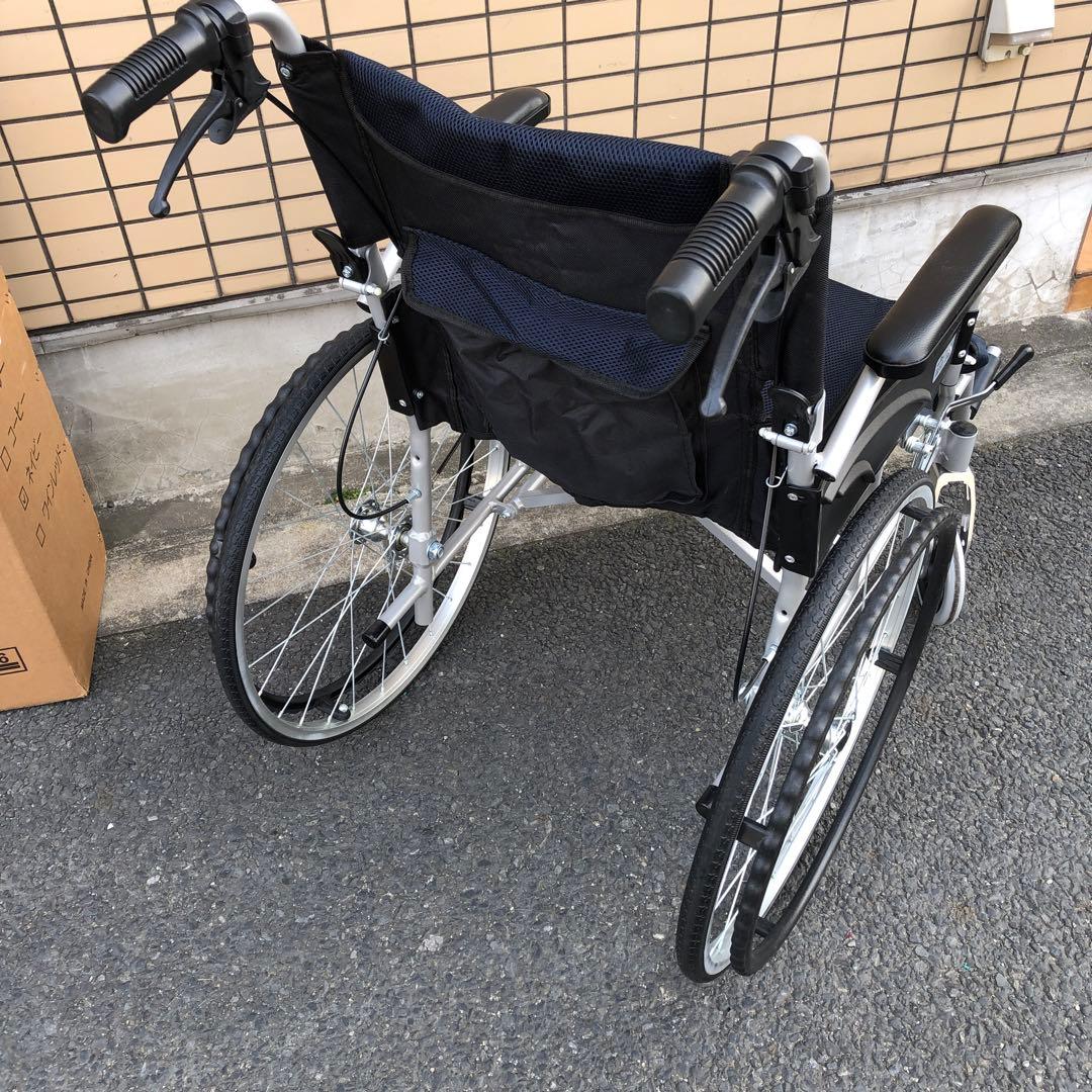 Hill Stone 自走用車椅子 ネイビー
