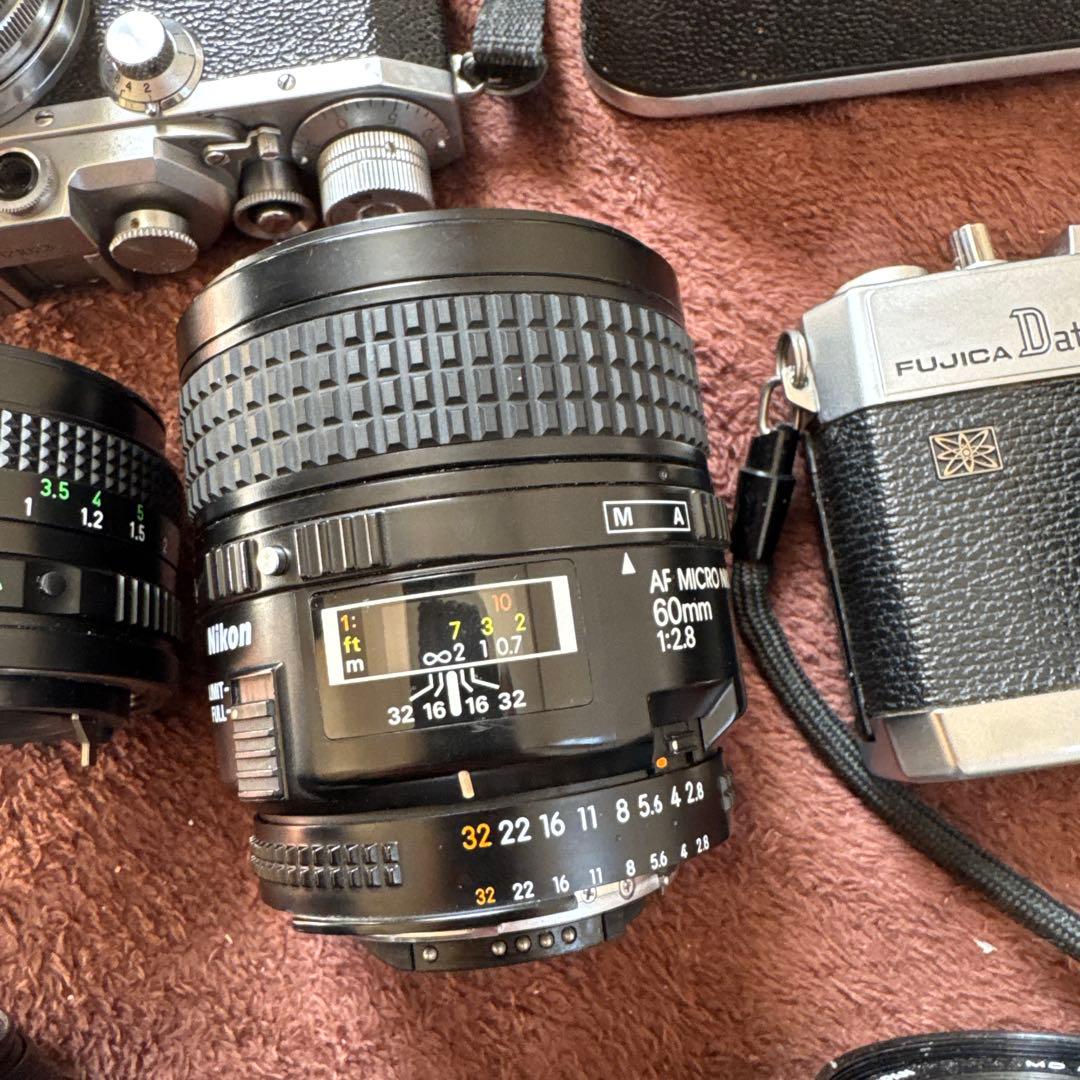 Canon nikonf4 フィルムカメラとレンズ10本セット ジャンク品
