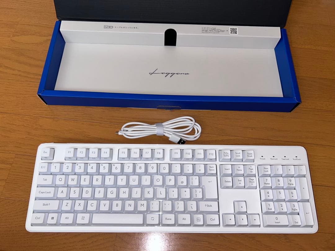 エレコム　高級キーボード　レジェロ　TK-MC50UKTWH