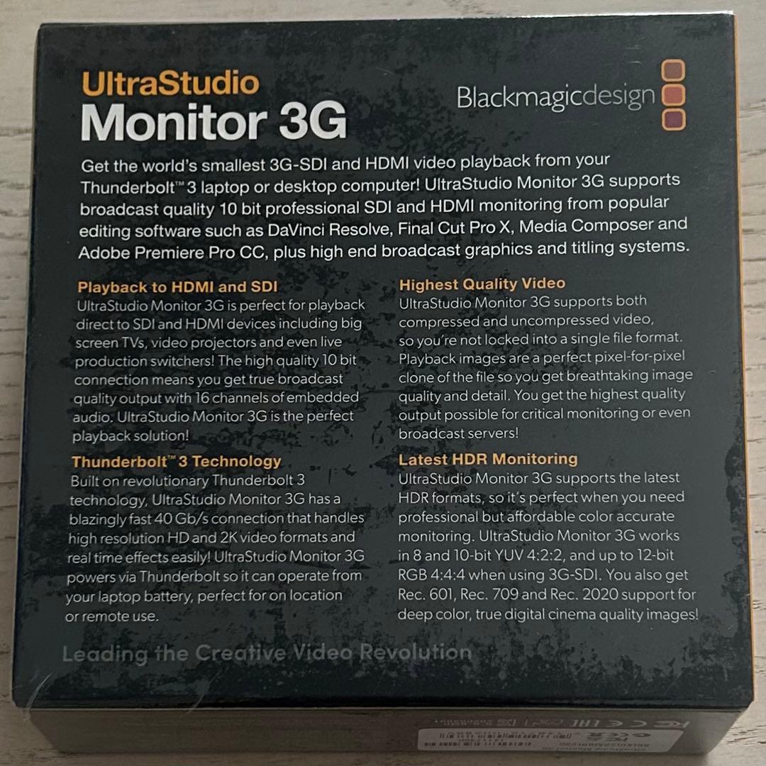 その他 Blackmagic UltraStudio Monitor 3G