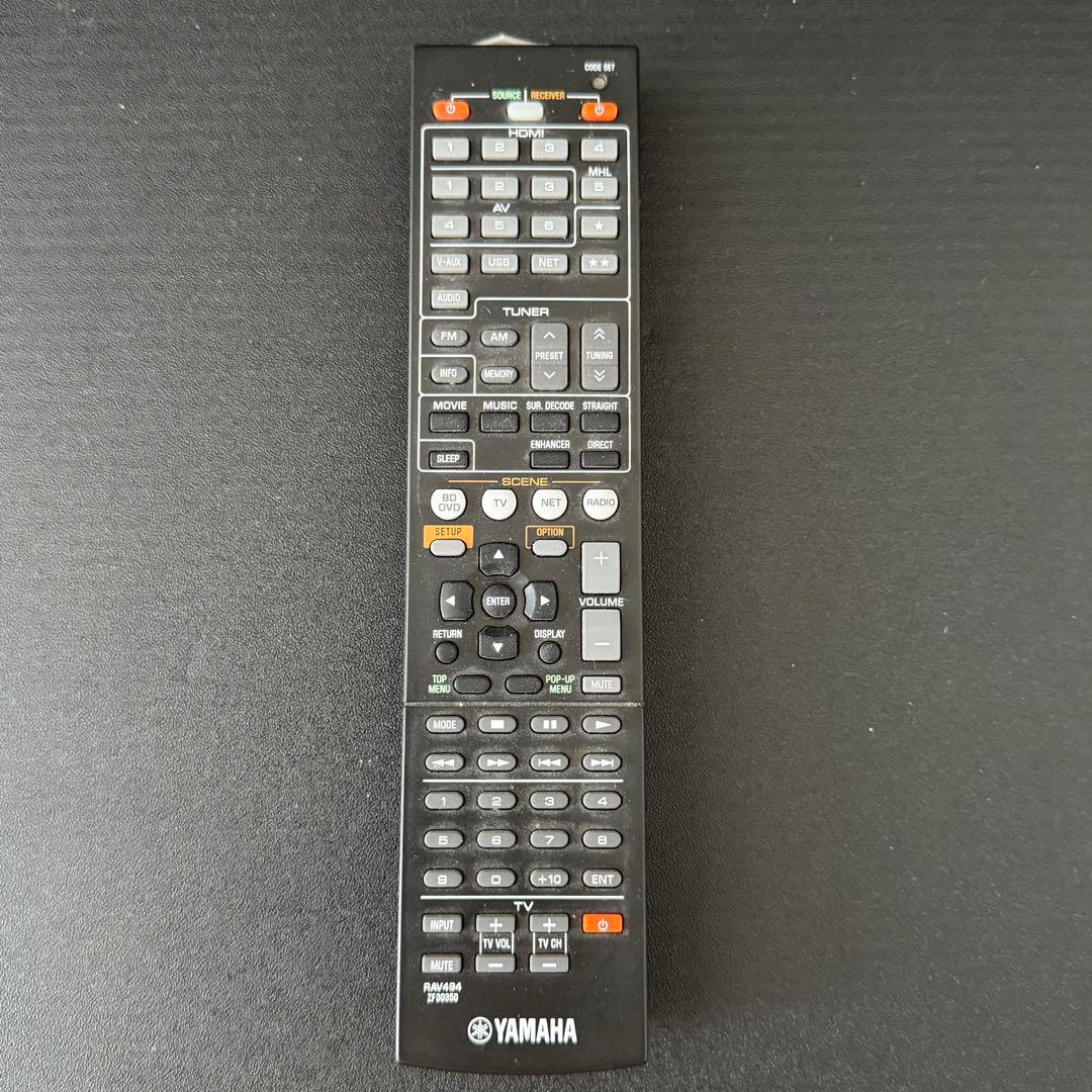 【動作確認済】ヤマハ AVレシーバー RX-V475 リモコン付