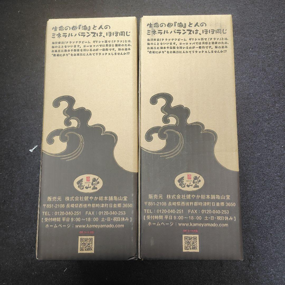 亀山堂 にがり温泉 にがり 入浴剤 スキンケア などに（ 4L ）×2個セット