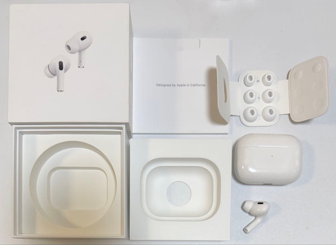 ジャンク AirPods Pro2 片耳 紛失 付属多数 箱 説明書付き
