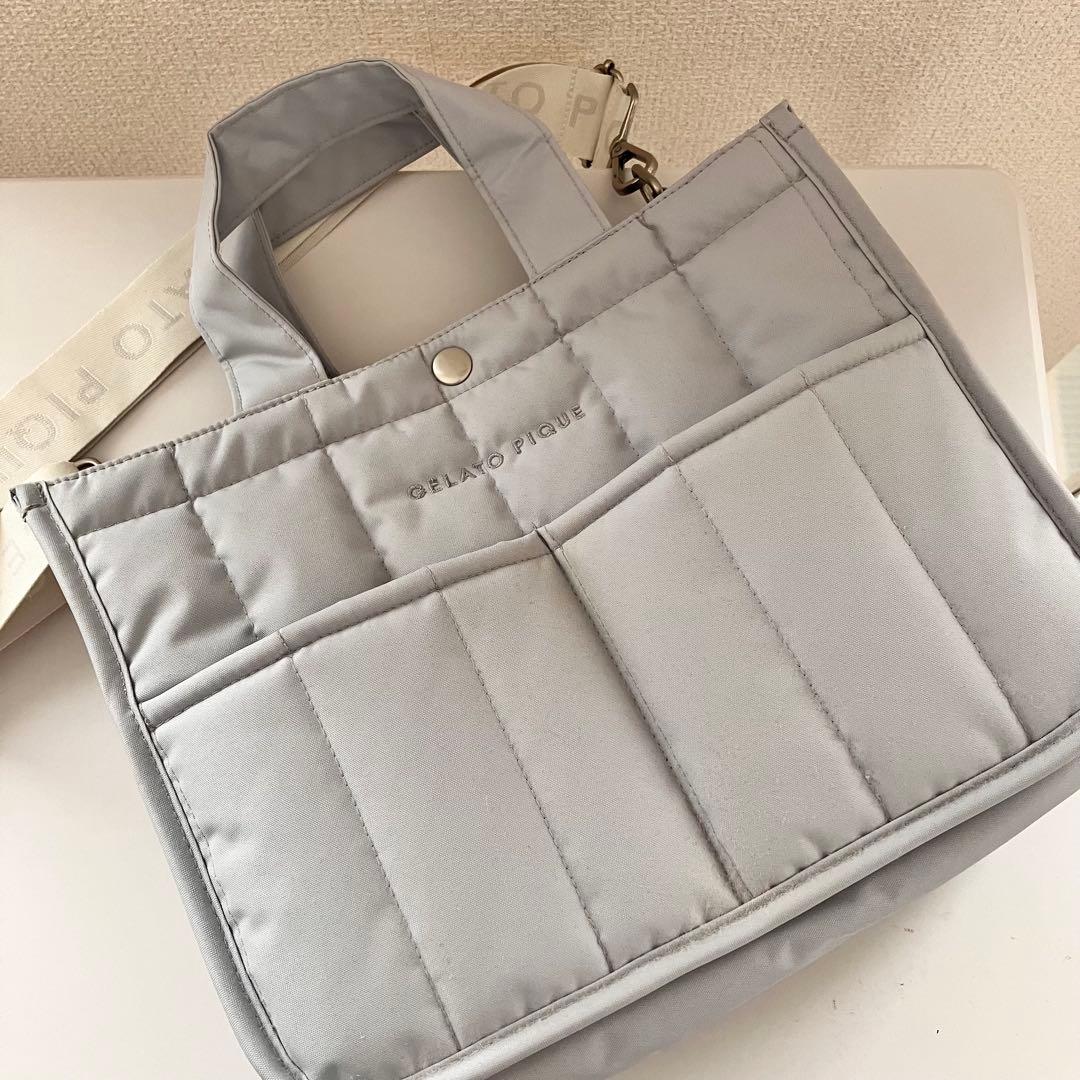 ジェラートピケ お散歩バッグ