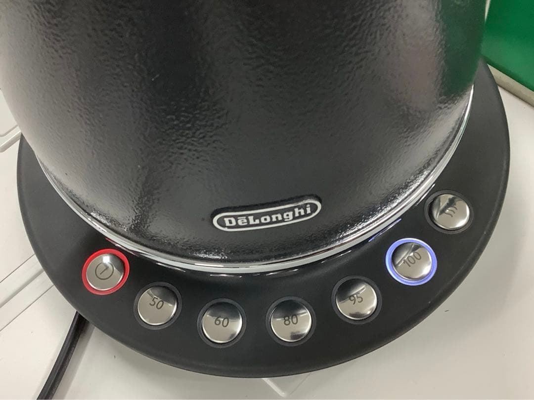 デロンギ 温度設定機能付き 電気カフェケトル KBOE1203J-GY