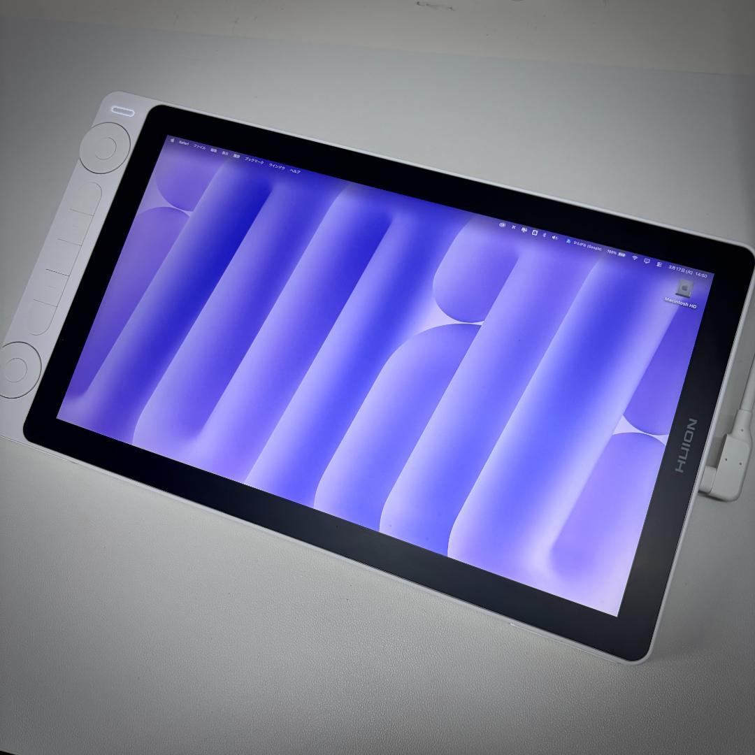 （限定ホワイト）HUION 液晶ペンタブレット Kamvas 13（Gen3）