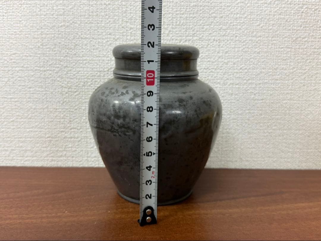 【送料込み】點銅　古錫茶壷　煎茶道具　茶道具　骨董品