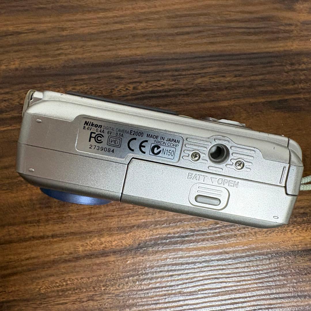 【作例有】Nikon COOLPIX E 2000 コンデジ 単三電池