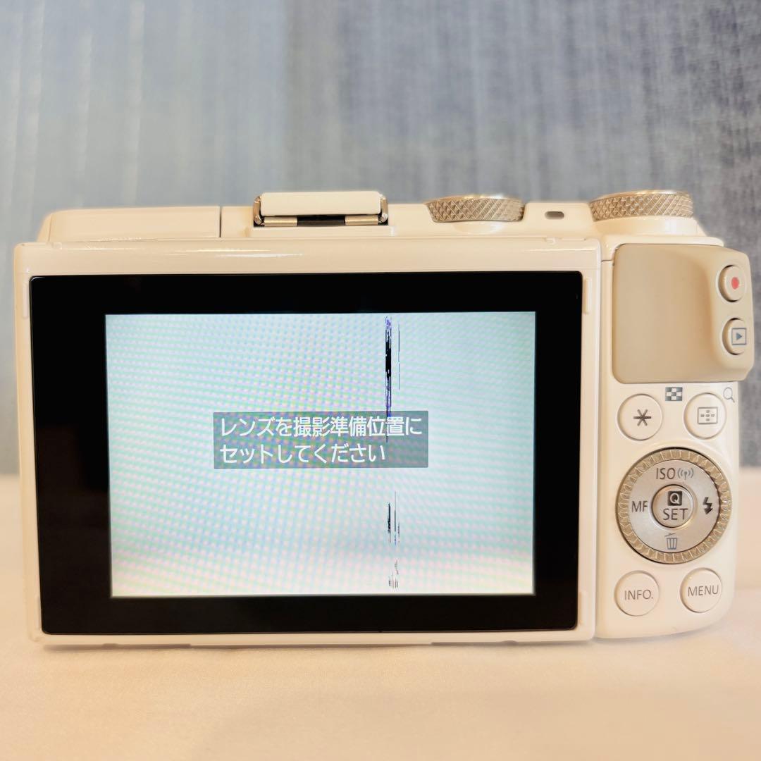 ✨訳あり✨Canon EOS M3 ホワイト❤️2420万画素！Wi-Fiモデル
