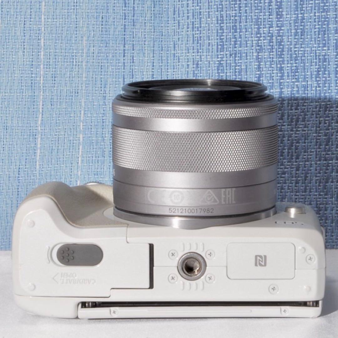 ✨訳あり✨Canon EOS M3 ホワイト❤️2420万画素！Wi-Fiモデル