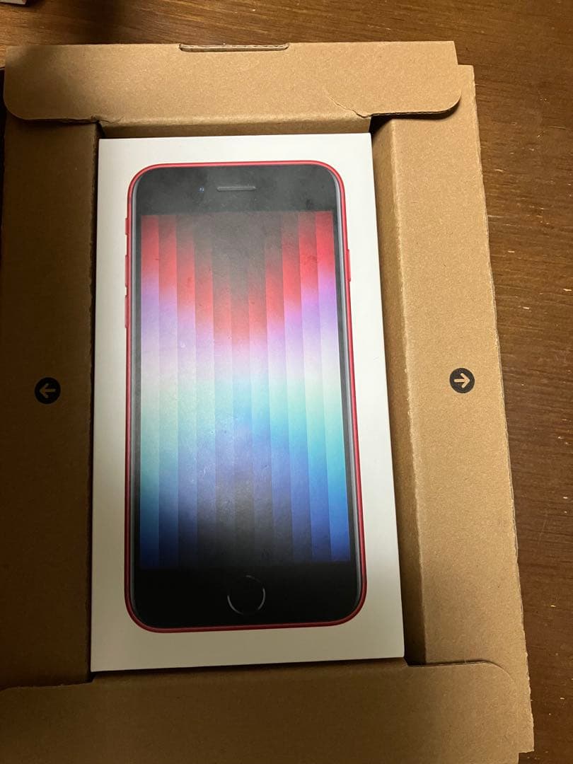 美品iPhone SE 第3世代 色:PRODUCT RED)容量:128GB