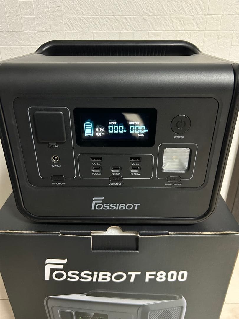 FOSSIBOT F800 ポータブル電源 800W
