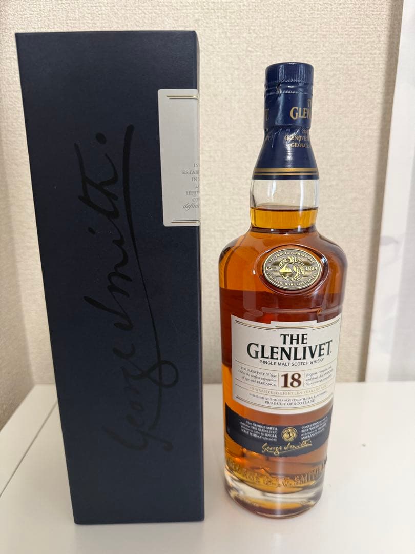 【未開封/早い者勝ち‼️】箱付き　THE GLENLIVET 18年　ウイスキー