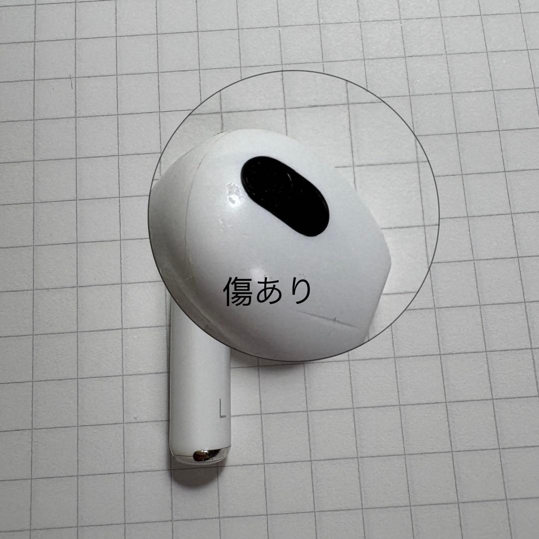 AirPods第3世代本体 ホワイト Lightning充電ケース付き