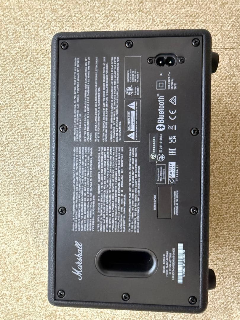 【正規品/レシート付】Marshall ACTON III アクトン3 ブラック