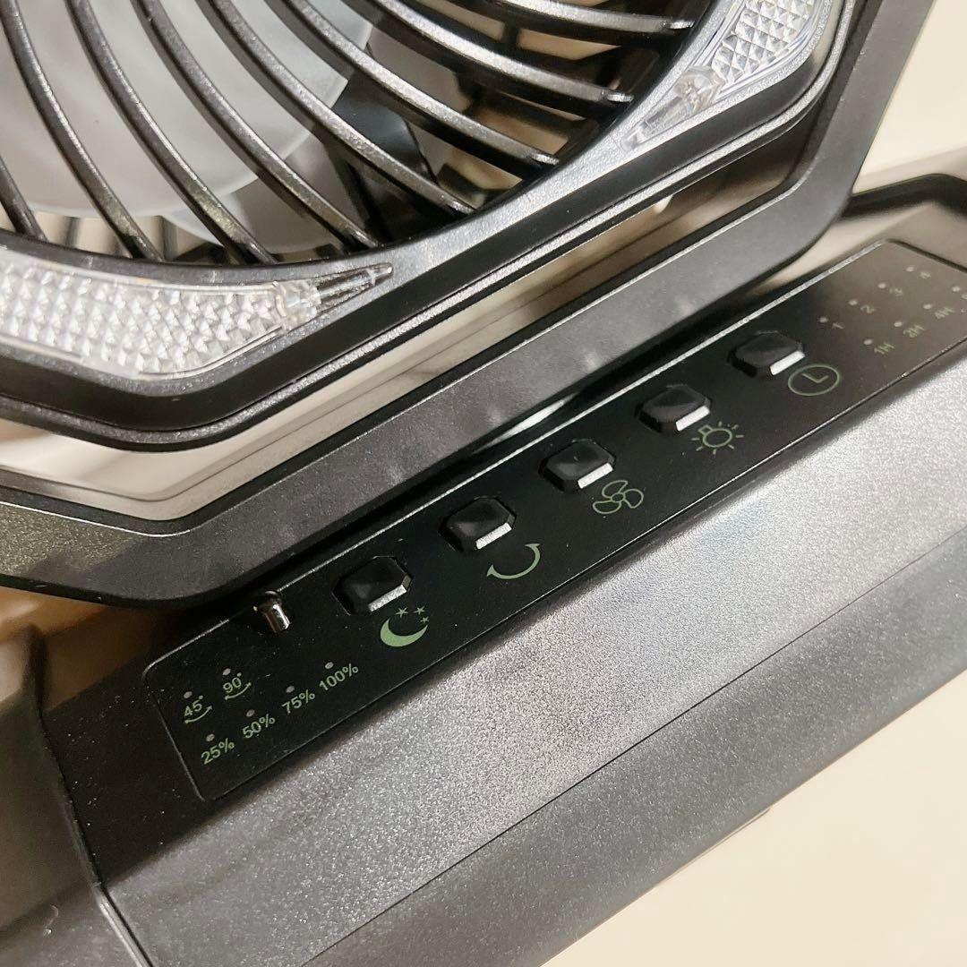 ⭐おすすめ⭐アウトドア キャンプ 扇風機 充電式 防災 リモコン付き