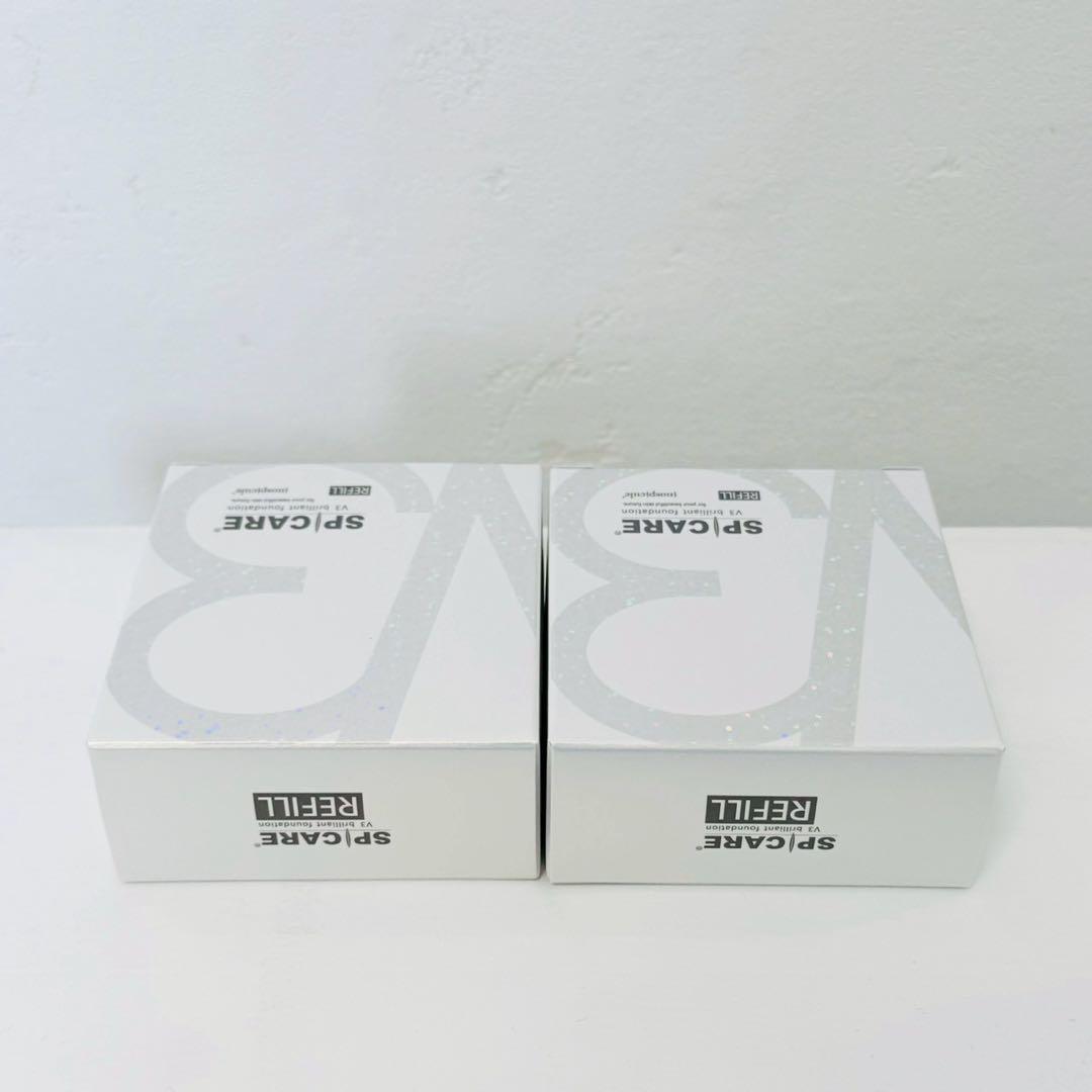 スピケア V3 ブリリアントファンデーション★詰替×2個★ 正規品 ロット番号付