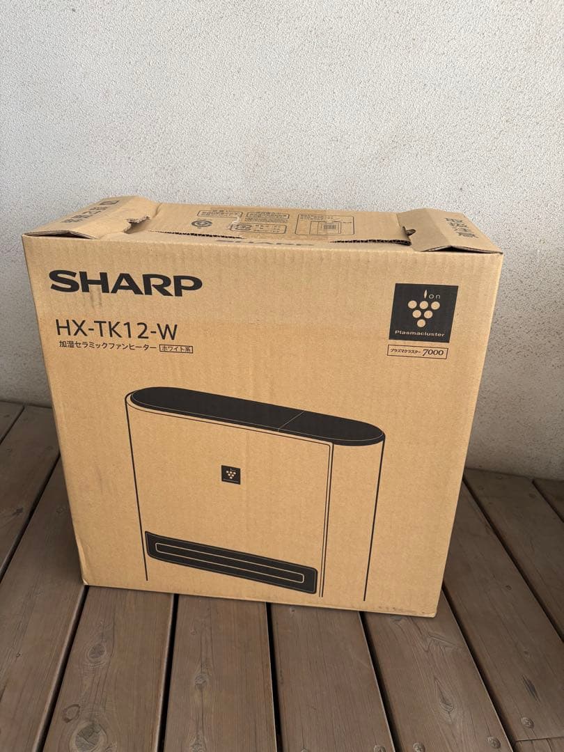 シャープ SHARP 加湿 セラミックヒーター HX-TK12W