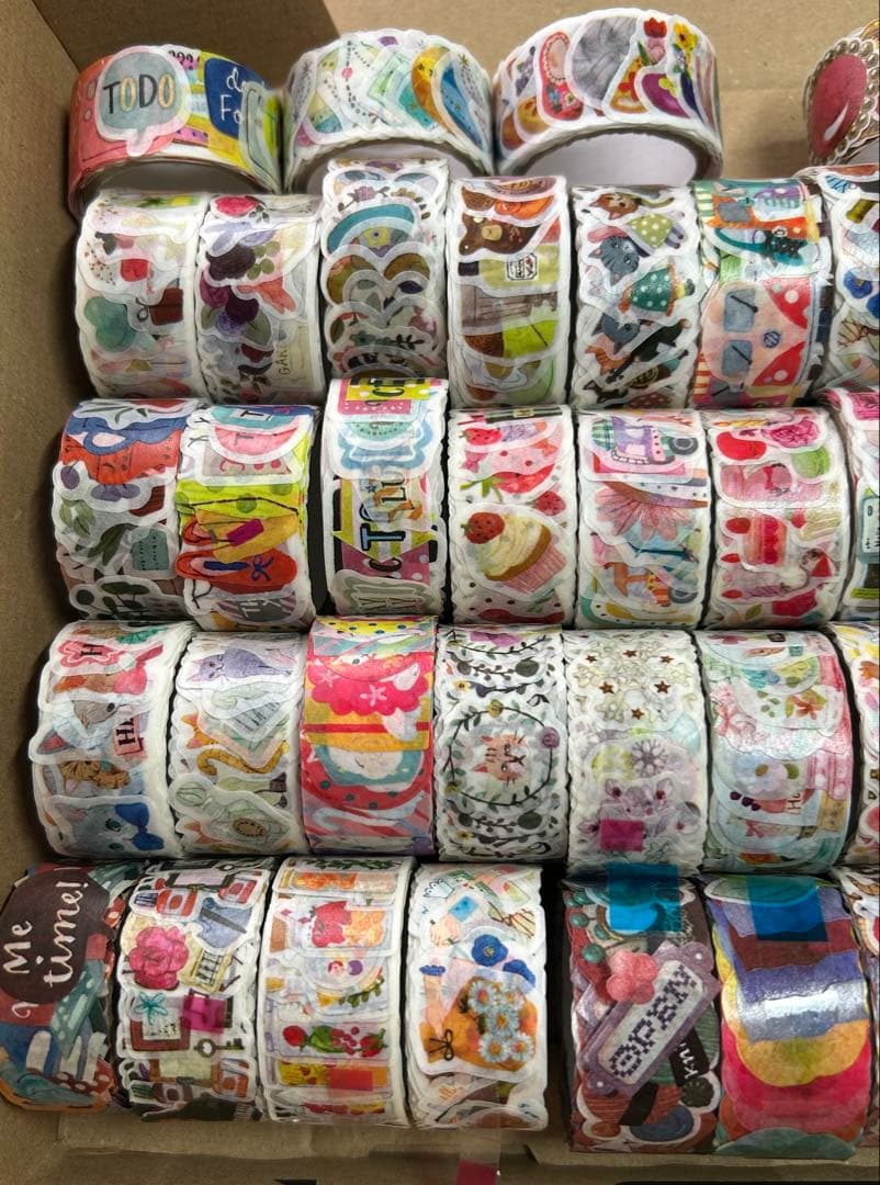 フェリシモ　ガラフル　まきまき　マスキングテープのみ　まとめ売り　54個