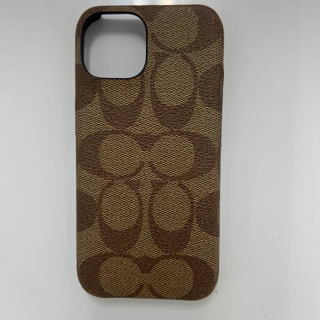 ☆新商品入荷☆ COACH iPhone15 ケース・シグネチャー キャンバス