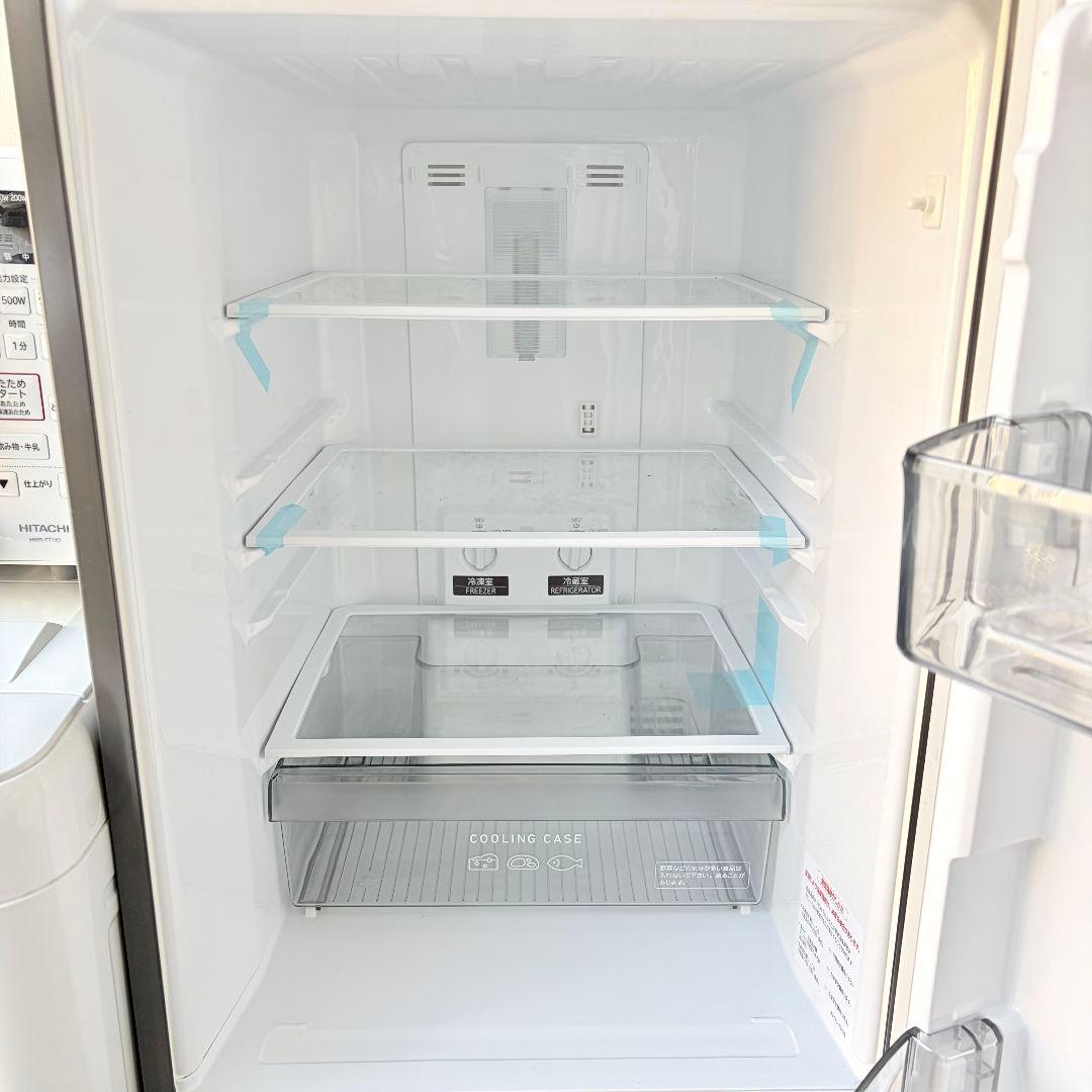配送設置無料！純正パナソニック洗濯機・三菱冷蔵庫＋日立電子レンジ3点セット！美品