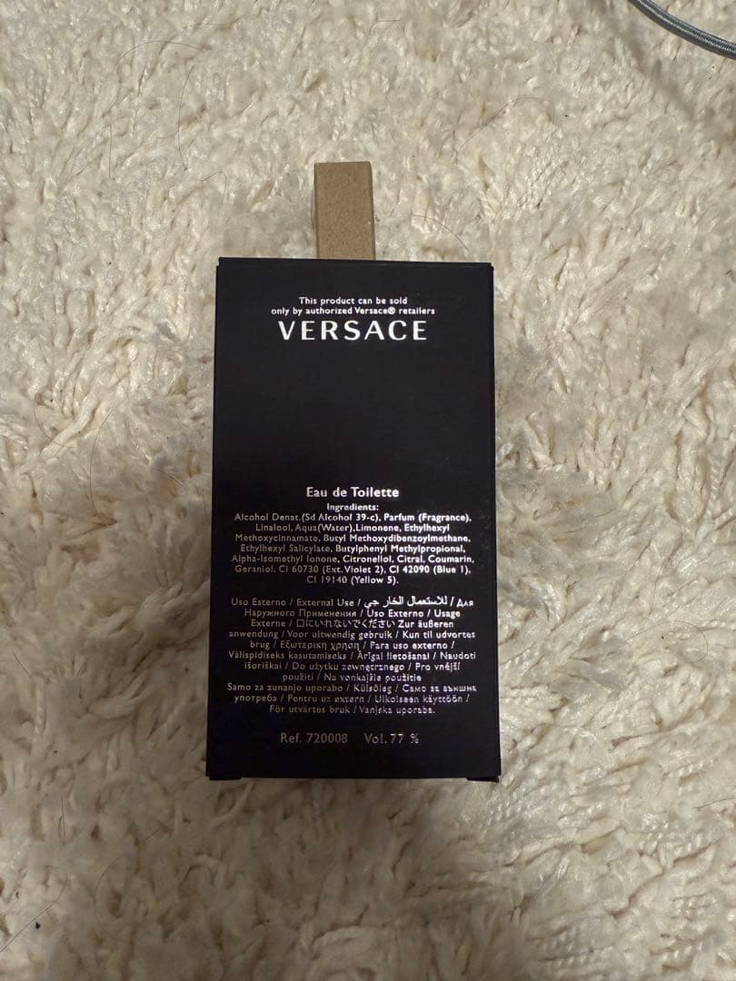 香水(男性用) VERSACE pour homme 50ml Eau de Toilette