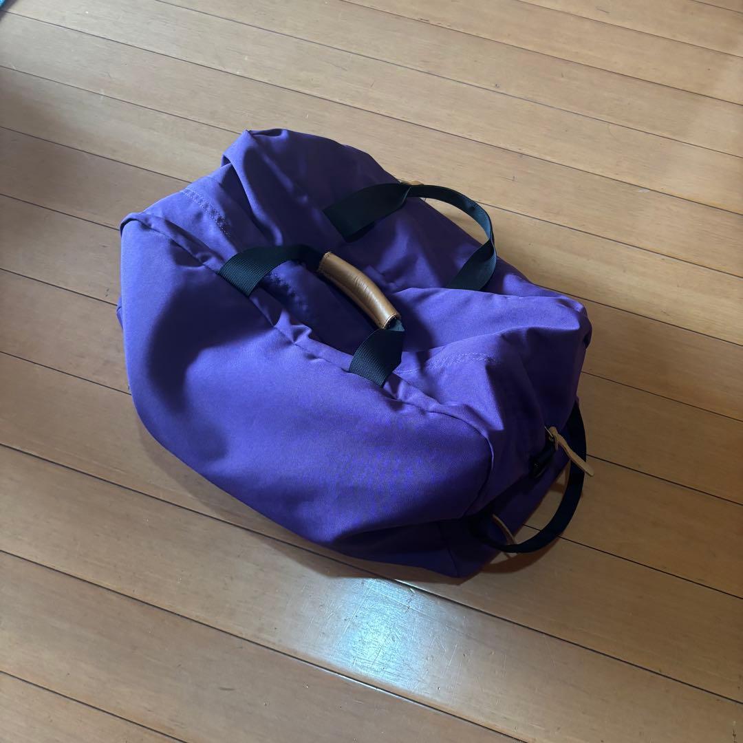【便利】【美品】【旅行】【日常】X style ボストンバッグ　パープル系