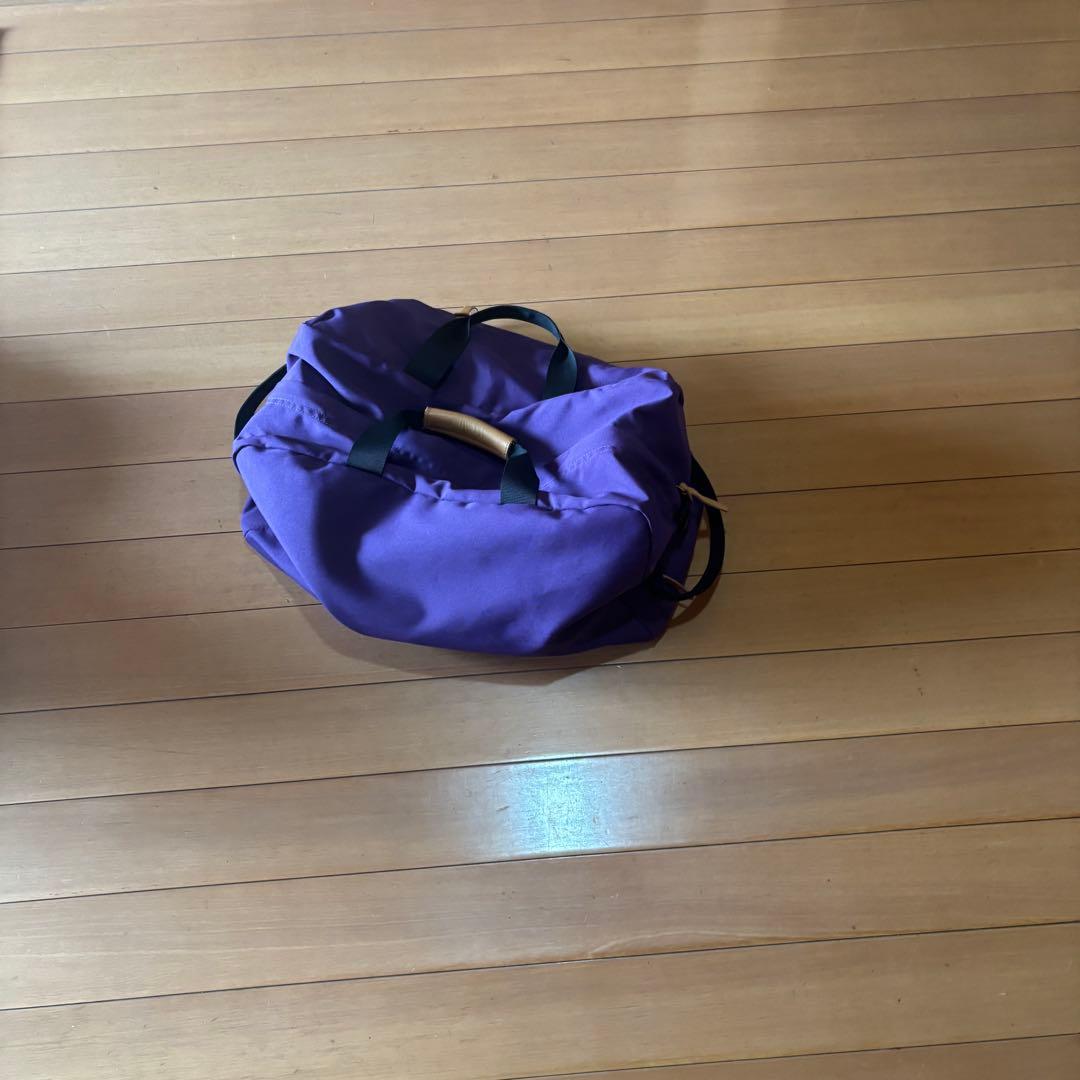 【便利】【美品】【旅行】【日常】X style ボストンバッグ　パープル系
