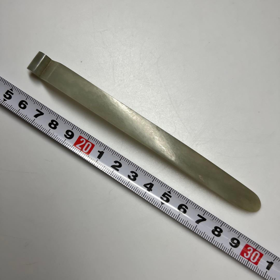中国古玩 白砡筆架 19g 東キ8-0310☆2F