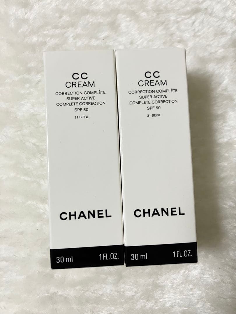 【新品】CHANEL CC クリーム N #21ベージュ　2本セット