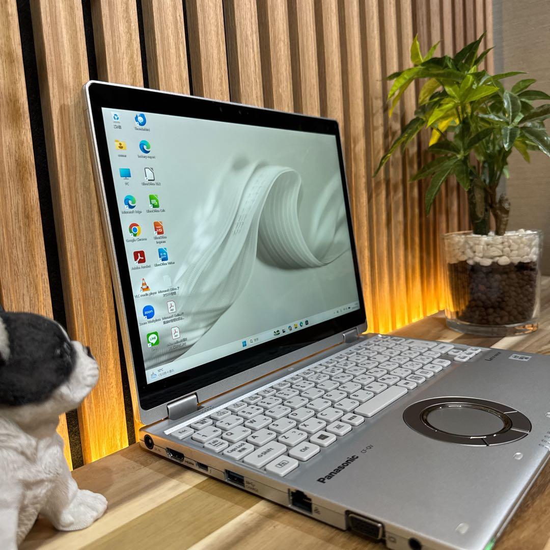 LTE上位i7搭載‼️Let's note QV9☘2in1タッチ対応☘ノートPC