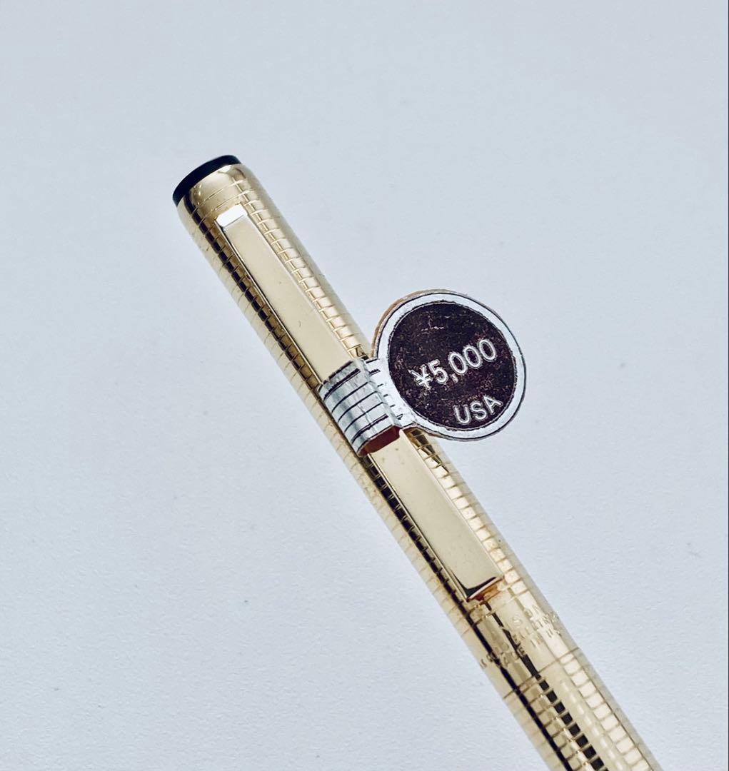 18K GOLD EP◆アンソン 高級ボールペン USA製 ティファニー製造