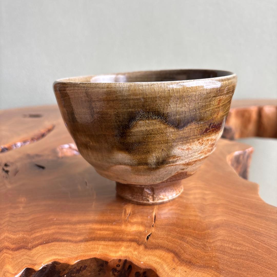 燿変焼〆 小崎陶仙造 昇龍窯 抹茶碗 茶道具 共箱