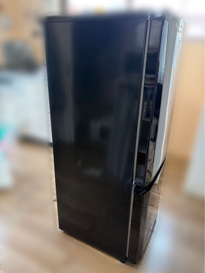 【送料＆設置込み】三菱 冷蔵庫　146L ブラック 一人暮らし