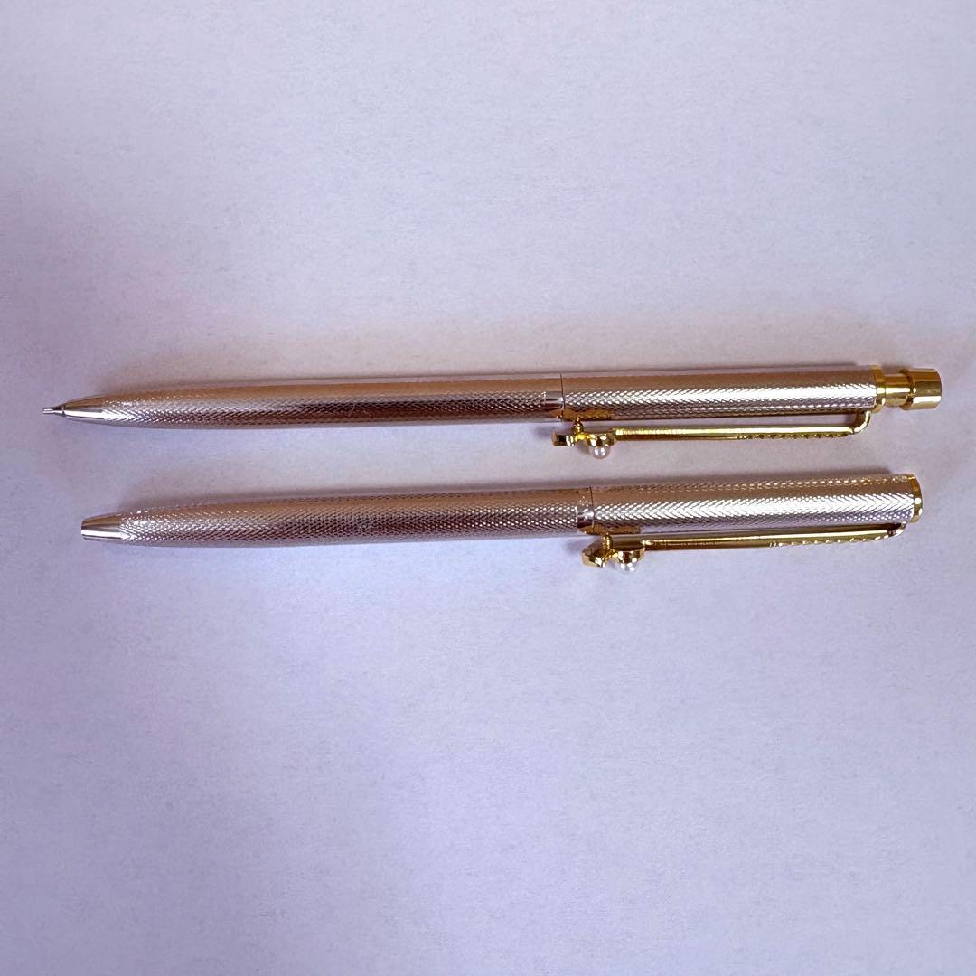 MIKIMOTO ミキモト ボールペン シャーペン パール 真珠 2本セット