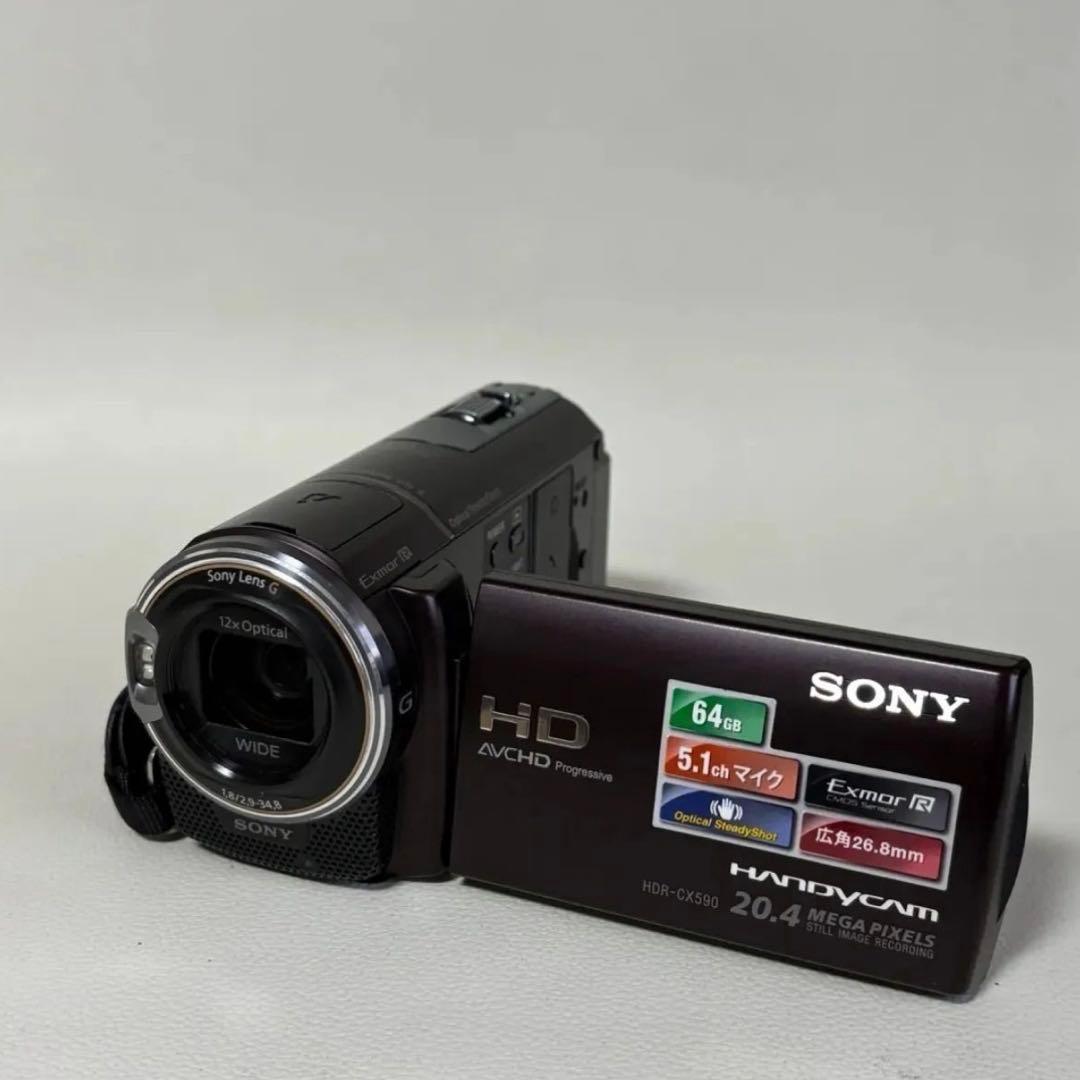 【動作確認済】SONY デジタルHDビデオカメラ HDR-CX590V