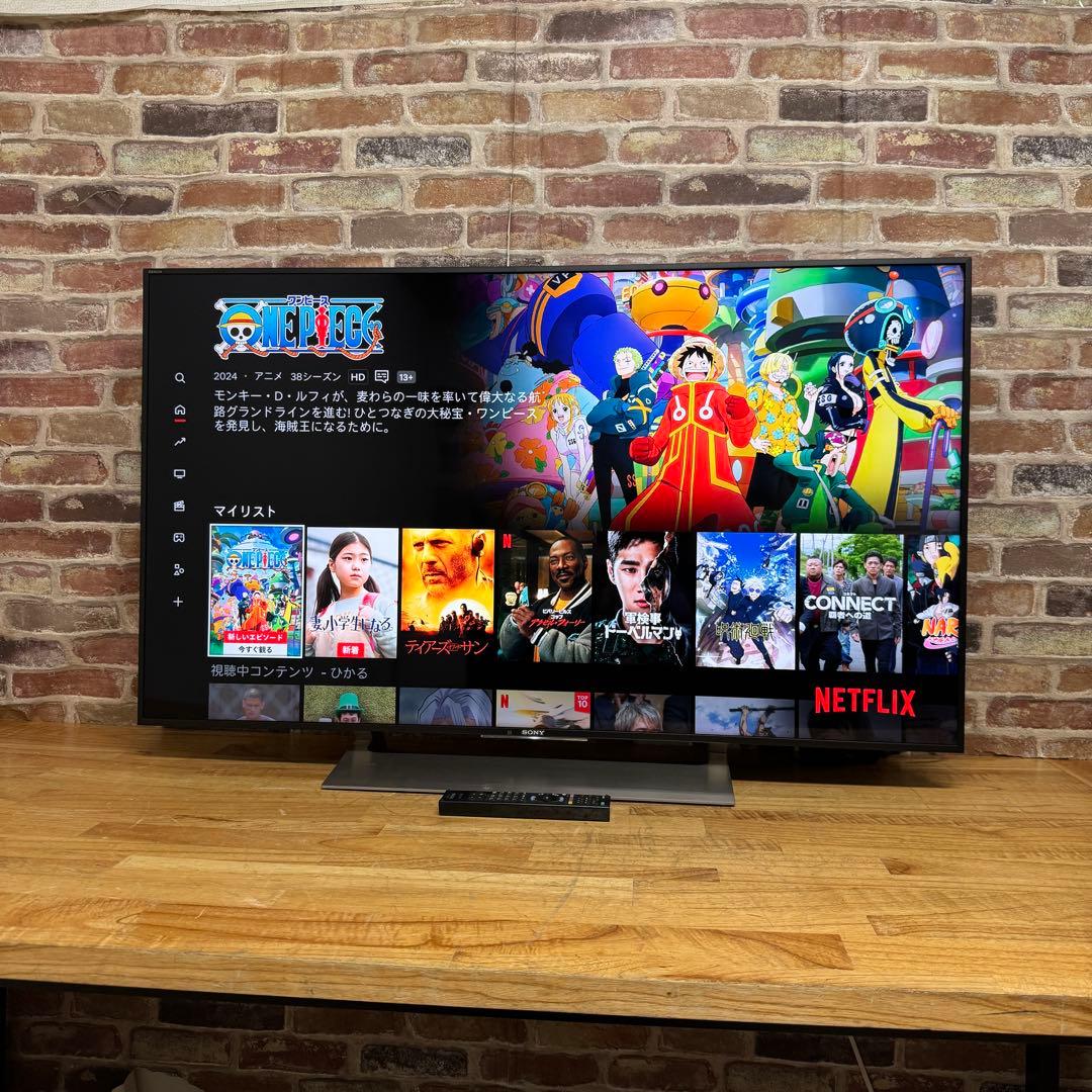 SONY 49V型 4K 液晶テレビ BRAVIA KJ-49X9000E