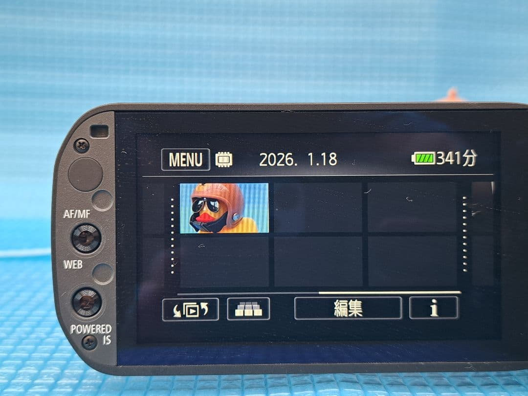 【美品】ビデオカメラ◆Cannon iVIS HF G10