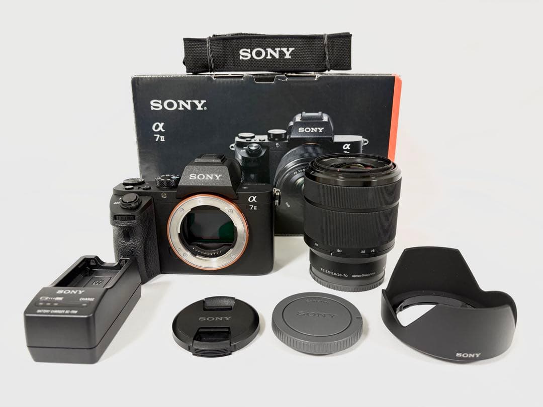 美品【SC:1,592】 SONY α7 II ILCE-7M2 28-70mm