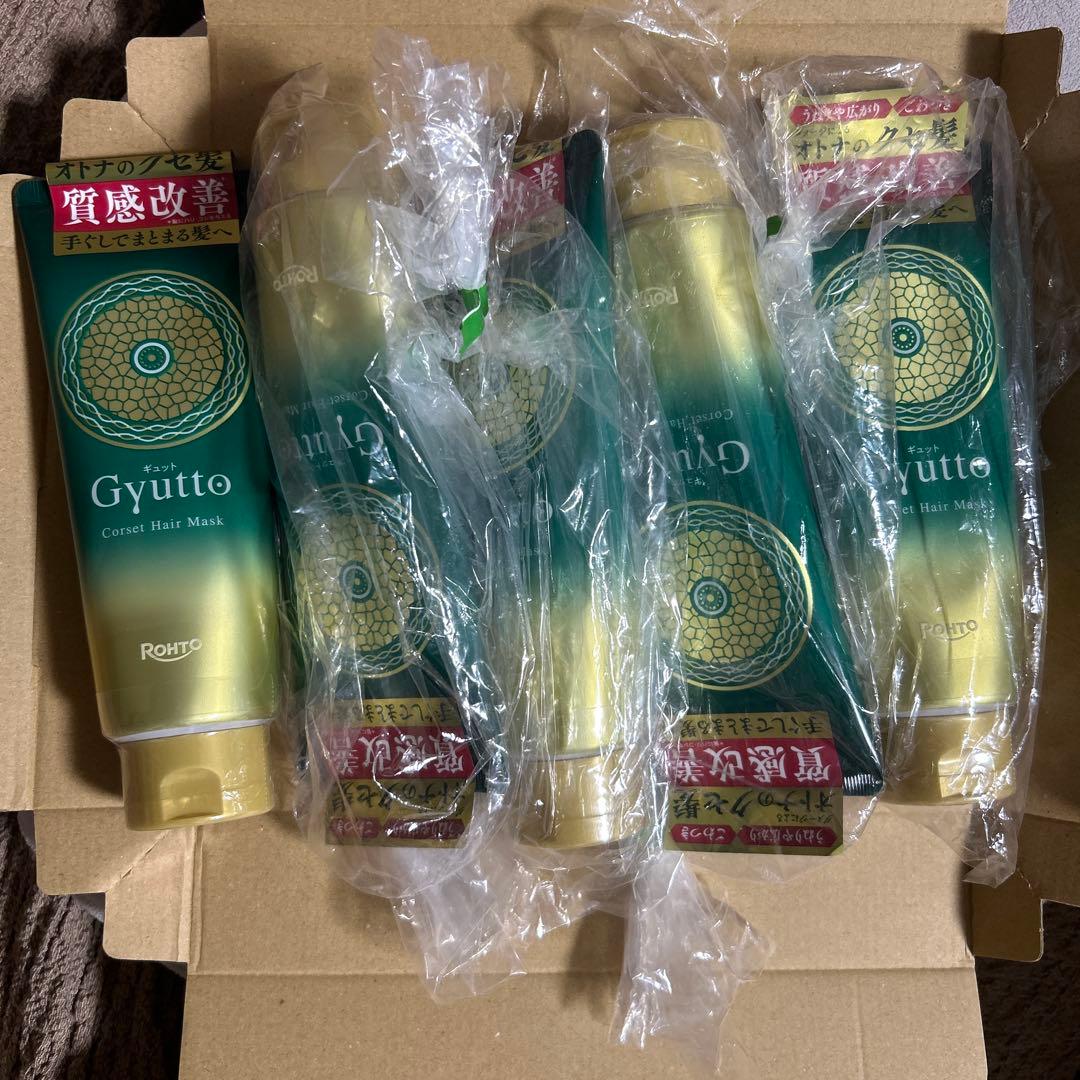 お値下げ！新品未開封Gyuttoギュットコルセットヘアマスク200g×5本セット